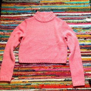 Pink glitter pullover turtleneck by Hours